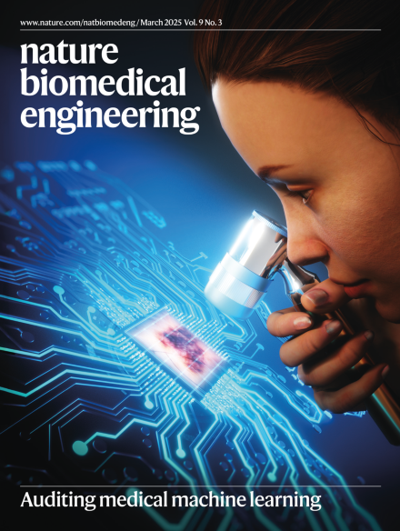Roxana Daneshjou lands cover of Nature Biomedical Engineering